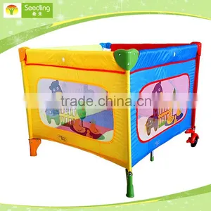 Square Playpen Baby Furniture, Folding Baby Playpen Bed, Portable Outdoor Playpens thumbnail-2