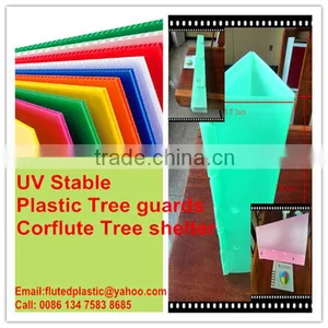 Top Quality Plastic Tree Protector/ Corflute Tree Guard/corflute Tree Shelter thumbnail-1