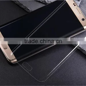 100% Full Size 3D Curved Transparence Tempered Glass Screen Portector for Samsung S7 EDGE thumbnail-4