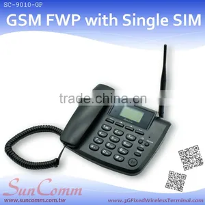 SC-9010-GP Hands-free and Redial GSM Fixed Wireless Phone With Single SIM Yagi Antenna Support thumbnail-1