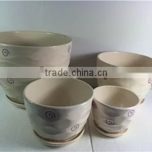Good Quality Hot Sale Cheap Ceramic Flower Pot for Garden thumbnail-3