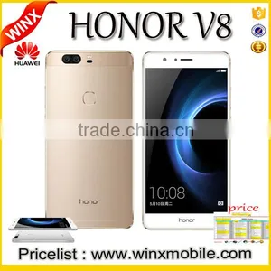 2016 Latest Product!!Huawei Honor V8 32GB Kirin 950 Octa Core 2.3GHz 5.7" Android Device NFC Fingerprint Online Shopping thumbnail-1