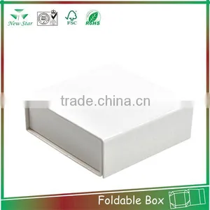 Custom Collapsible Shopping Box,silver Foil Peper Wrapped Collapsible Box thumbnail-1