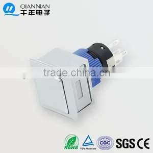 QN22-G3 22mm Momentary|Latching Flat Head Pin Terminal Push Button Switch thumbnail-1