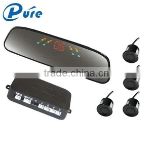 High Quality Led Display Rear View Mirror Car Parking Sensor System With 4 Sensors thumbnail-6
