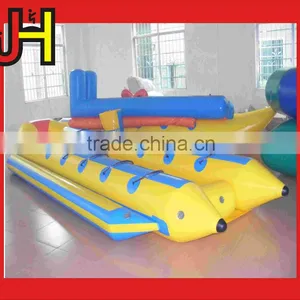 Inflatable Crazy Water Games / Inflatable Banana Boat /Inflatable Flying Fish Boat thumbnail-1