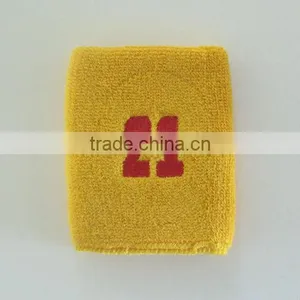 Terry Cotton Sports Wristband Sweatband in Stripe Pattern thumbnail-2