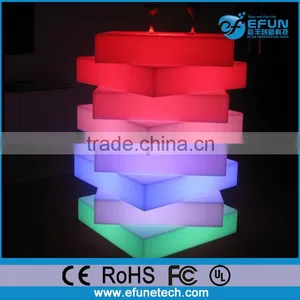 16 Colors Rechargeable Interactive Led Flooring,light up Led Dance Floor Panels thumbnail-1