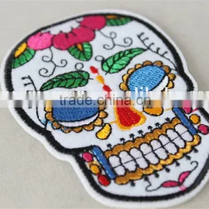 2016 New Fashionable Patch Work Blouse Designs Colorful Pattern Neck Collar Patch for Sale thumbnail-2