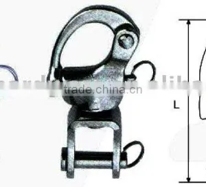 Stainless Steel Swivel Snap Shackle Jaw Head(Marine Hardware) thumbnail-1