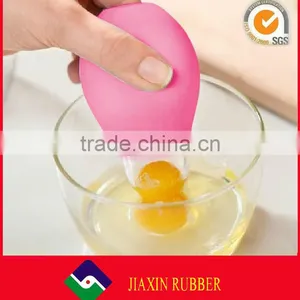 100% Food Grade Silicone Egg White Separator, Egg Yolk Suction Separator Divider Filter thumbnail-3