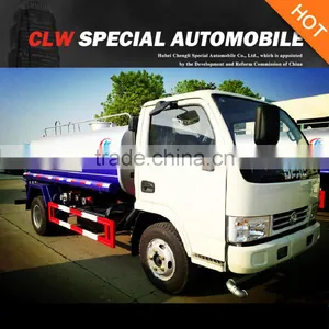 Dongfeng CLW 4*2 5 Cbm Water Tank Spraying Truck for Sale thumbnail-1