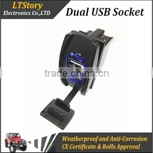 2 Ports USB Socket Carling Mounting Style thumbnail-1