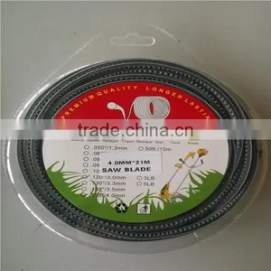 4.0mm*21m Saw Blade Commercial Grade Black Color Grass Cutter Nylon Line thumbnail-1