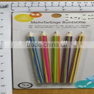 5PCS WOODEN MULTICOLOR PENCILS thumbnail-1