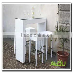 Audu Bar Table,Outdoor Rattan Bar Table thumbnail-1