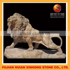 Big Stone Lion Statue in Garden Sculpture for Sale thumbnail-1