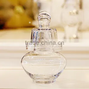 Inexpensive Decoration Clear Glass Candy Jars With Lid thumbnail-2