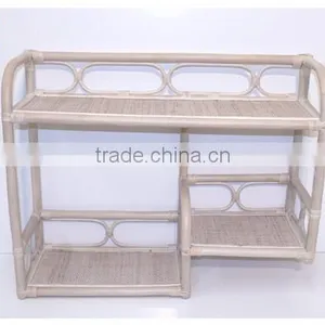 Rattan Wicker Wall Shelf ,Home Handmade Mounted Rack thumbnail-3