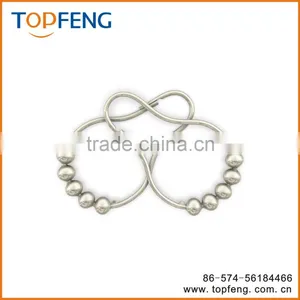 Shower Curtain Rings/Hook Hangers on Bath Rod & Curtains thumbnail-2
