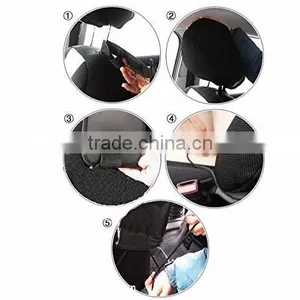 Black Nylon Auto Car Seat Chair Side Bag Hanging Organizer Storage thumbnail-5