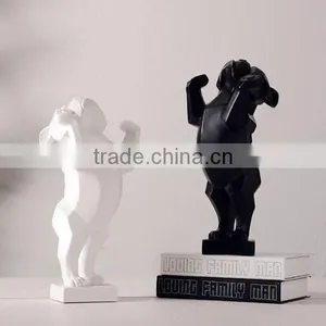 Origami Resin Starling Dog Figurine thumbnail-1