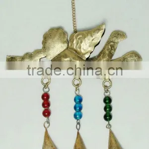 Christmas Bell Hangings, Metal Wall Hanging Decoration, Indian Wall Hanging Decoration, Hanging Metal Wall Art Decor thumbnail-1