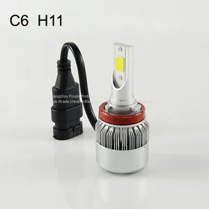 Led Headlight C6 h8 h9 H10 H11 Cob 30W/Bulb 60W/Set 6400lm/set LED Headlight Bulbs Hi/Lo Led Car Headlight Headlamp thumbnail-2