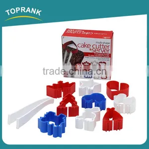 Toprank Multi-shape 10PCS Cake Decoration Cookie Cutter Set Cake Cutter Server Baking Tool Set With Gift Box Packing thumbnail-1