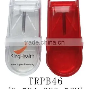 Plastic Logo Printed Travel Pill Cutter With Pill Storage Box thumbnail-1