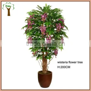 Artificial Rhodo Wistaria Flowering Tree thumbnail-1