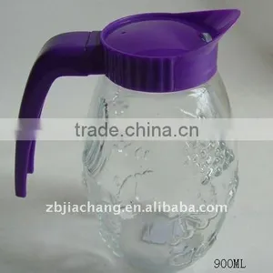 900ml Glass Fruit Juice Jar With Plastic Lid D001-1 thumbnail-1