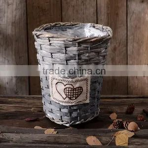 China Reliable Supplier Factory Direct Sales Wicker Flower Basket thumbnail-5