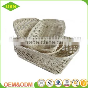 Handicraft Sets Customized Colored Cheap Wicker Bread Baskets thumbnail-1
