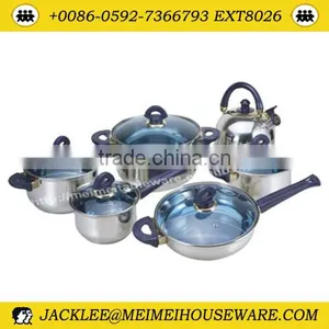 12pcs Stainless Steel Cookware Set thumbnail-1