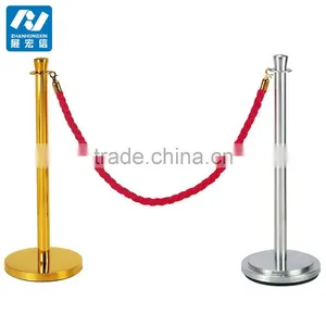 Crowd Control Equipment, Metal Rope Stanchion For Sale thumbnail-2
