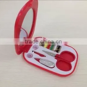 2015 New Design Plastic Needlework Tool Set Essential Sewing Tools Box Set With Mirror thumbnail-1
