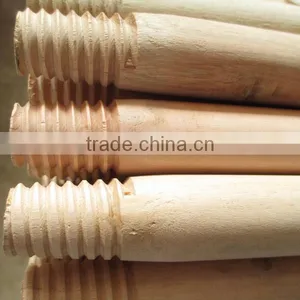 120*2.2cm Natural Eucalptus Wooden Broom Handle thumbnail-1