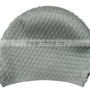 2015 New Stylish Silicone Swimming Caps for Long Hair(CAP-1201) thumbnail-1