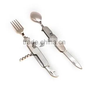 High Quality Stainless Steel Fork and Spoon Tool Set, 6 in 1 Fork and Spool Set thumbnail-3