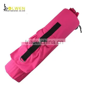 Large Capacity Drawstring Cotton Yoga Mat Bag for Shoulder Carring thumbnail-1