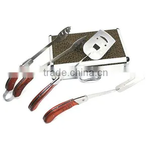 BQ-0042 3-Piece Alu Case Folding Bbq Tools/bbq thumbnail-1