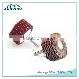 Abrasive Cloth Flap Wheel on Spindle thumbnail-1