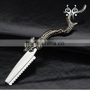 2017 Dragon Handle Folding Straight Barber Razor With Stainless Steel Blade thumbnail-2