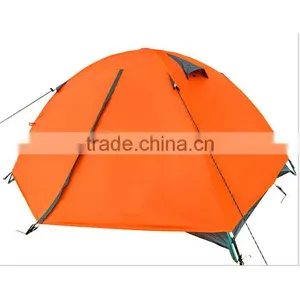 Outdoor Camping Double Layer 2 Person Water Proof 4 Seasons Hiking Tent thumbnail-1