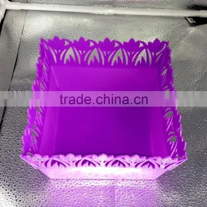 Colourful Plastic Snacks Dish Plate thumbnail-6