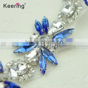 New Design Crystal Rhinestone Applique WFA-940 thumbnail-1