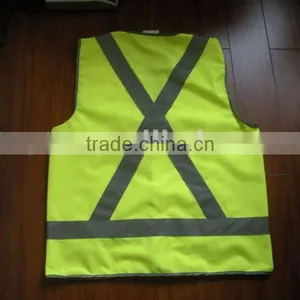 2017 Yellow Safety Vest Wear With Print thumbnail-2