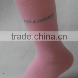 Pink Woman Tube Sock Factory Knee Sock thumbnail-1