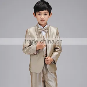 2017 New Style Latest Fashion High Quality Silk Flower Boy Suit Boy Performing Costume thumbnail-1